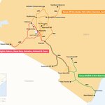 Map of 2 Weeks in Kenya - 3 Safari Itinerary Ideas