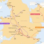Map of 2 Weeks in England - 3 Unique Itinerary Ideas