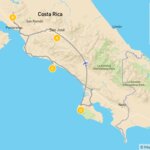 Map of Active Family Getaway to Costa Rica: Monteverde, Manuel Antonio & Drake Bay - 11 Days