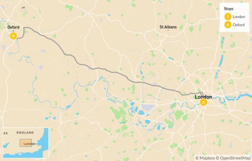 Map Family Fun in London & Oxford: Museums, Palaces & Wizards - 13 Days