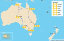 Map thumbnail of Ultimate Australia - 16 Days