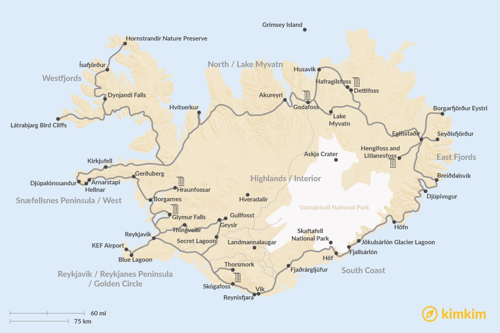 Iceland Adventure Map Home Home D cor Tagumdoctors edu ph