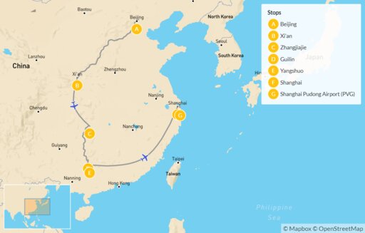 Map CATHY EDITING: Unraveling the Splendors of China's Natural Wonders - 14 Days