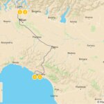Map of Nature in Italy: Lake Como & Cinque Terre - 5 Days
