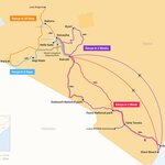 Map of How Many Days to Spend in Kenya