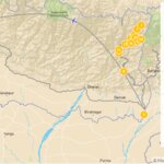 Map of Kanchenjunga Double Base Camp Trek - 24 Days Map of Kanchenjunga Double Base Camp Trek - 24 Days