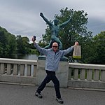 I'm my own sculpture | Photo taken by Mark M