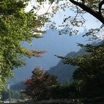Dramatic peaks greet us at trail’s end | Photo taken by Louise I