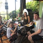 Breakfast before our big hike | Photo taken by Kim S