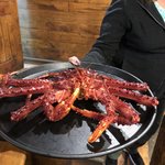 King Crab in Punta Arenas | Photo taken by Melody B