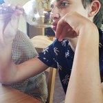 Ryan's first wine tasting | Photo taken by Carol P