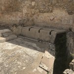 4th century toilets  | Photo taken by ingrid B