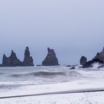 Black Sand Beach at Vik | Photo taken by Grace L