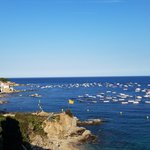 View of Calella de Palafrugell from Hotel Mediterrani  | Photo taken by Carol P