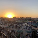 Sunset on the square  | Photo taken by Alta P