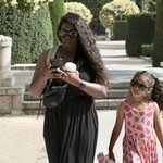 Mommy and Kennedy on our walking tour | Photo taken by Kenya C