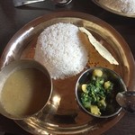 Dal Bhat | Photo taken by Grethe Maagaard H