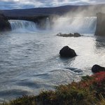 Breathtaking Godafoss waterful | Photo taken by Judith M