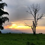 Sunset upon arrival in Eje Cafetero | Photo taken by Sophie E