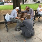 Chess in the square | Photo taken by Barbara D