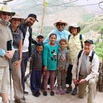 Visiting with a Berber family | Photo taken by Maura S