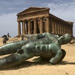 Temple of Concordia with a statue of Icarus | Photo taken by ingrid B