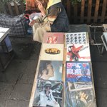 Old Beatles albums for sale  | Photo taken by Barbara D