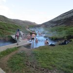 Bathers in Reykjadalur Valley  | Photo taken by Werner B