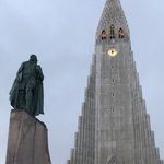 Hallgrímskirkja...the observation tower is 74.5 m tall! | Photo taken by John P