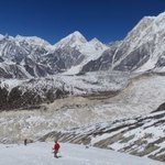 Heading down from Larka Pass | Photo taken by Susan G