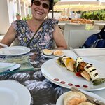 Back Near Athens; Lunch at the Vouliagmeni Suites | Photo taken by Tom B