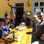 Lunch with Stig our wonderful Guide. | Photo taken by florence P