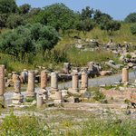 Umm Qais Ruins at Ancient Gadara - Colonnaded Roadway | Photo taken by Rich W