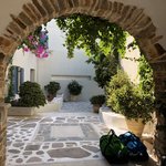 Goodbye Iria Beach Hotel! | Photo taken by Rebecca R