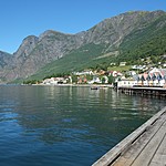 By the fjord in Aurland | Photo taken by Roberta R