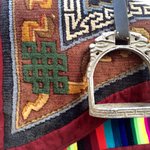 Saddle blanket and stirrup | Photo taken by Scott B