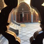 The courtyard of the Hassan Mosque in Rabat | Photo taken by Alif Nadya Inniar R
