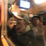 Now we're excited and soon to leave Kelsey and Torrey | Photo taken by florence P