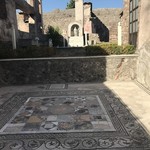 Pompeii mosaics | Photo taken by Molly B