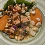 Food at the hotel is amazing! | Photo taken by Karin G