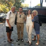 Meeting with my cousin Igor Kostetskyi and his wife Olga | Photo taken by Barbara D