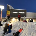 What is more fun that giant piles of snow? | Photo taken by Victoria M
