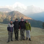 Job well done. Lhakpa, Jason, Wayne, Pasang. | Photo taken by Wayne P