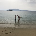 First beach trip in Greece! | Photo taken by Heidi C