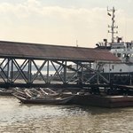 Irrawaddy River boats | Photo taken by Gregory R