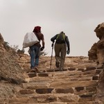 Hike from little Petra to Petra | Photo taken by sheldon k
