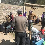 Our porters getting ready | Photo taken by Kristin M