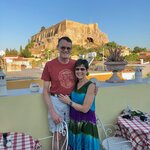 Acropolis from the Roof of our Hotel | Photo taken by Tom B