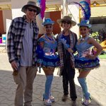 Hanging out with the dancers | Photo taken by Darina B