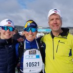 Celebrating the Birkebeinerrennet 54 km Finish | Photo taken by Lisa S